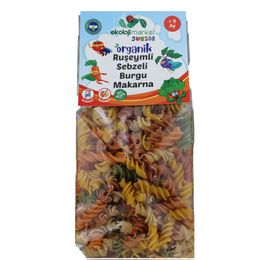 Ekoloji Market 250 gr Organik Ruşeymli Sebzeli Burgu Makarna