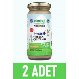 Ekoloji Market 2x230 gr Glutensiz Taş Değirmen Organik Çiğ Tahin