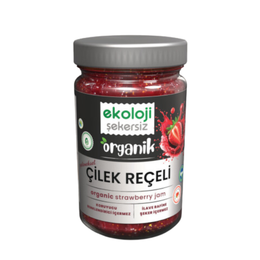 Ekoloji Market 380 gr Organik Şekersiz Çilek Reçeli