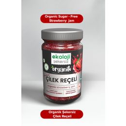 Ekoloji Market 380 gr Organik Şekersiz Çilek Reçeli