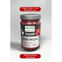 Ekoloji Market 380 gr Organik Şekersiz Çilek Reçeli