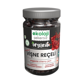 Ekoloji Market 380 gr Organik Şekersiz Vişne Reçeli