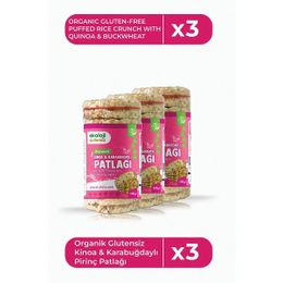 Ekoloji Market 3x100 gr Glutensiz Karabuğdaylı Kinoalı Pirinç Patlağı