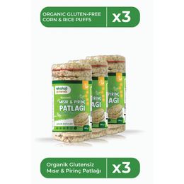Ekoloji Market 3x100 gr Glutensiz Mısır Patlağı