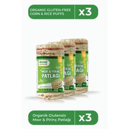 Ekoloji Market 3x100 gr Glutensiz Mısır Patlağı