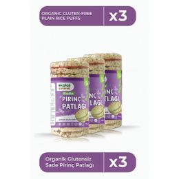 Ekoloji Market 3x100 gr Glutensiz Sade Pirinç Patlağı