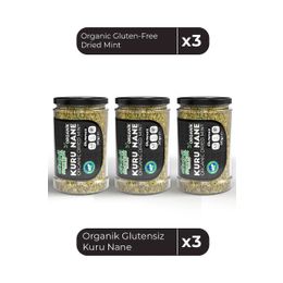 Ekoloji Market 3x30 gr Organik Glütensiz Kuru Nane