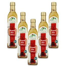 Ekoloji Market 5x500 ml Organik Elma Sirkesi
