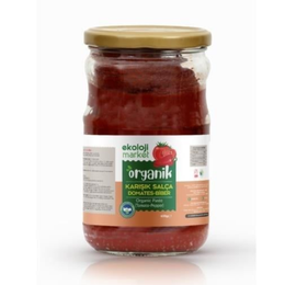 Ekoloji Market 650 gr Organik Glutensiz Karışık Domates Biber Salçası