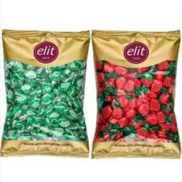 Elit Çikolata 2 kg Mentollü Okaliptus Şeker ve Çilekli Şeker