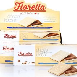 Elvan 102 gr Fiorella Chocobiscuit Beyaz Çikolatalı Kakaolu Bisküvi