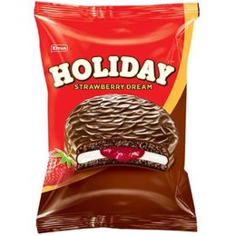 Elvan 30 gram 8'li Holiday Çilekli Sandviç Bisküvi