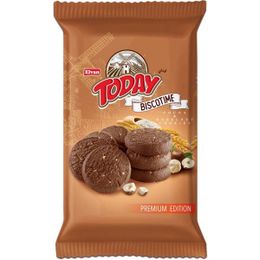 Elvan Biscotime 250 gr Kakaolu Fındık Parçacıklı Kurabiye