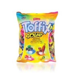 Elvan Toffix Sour Mix Şeker 1000 gr