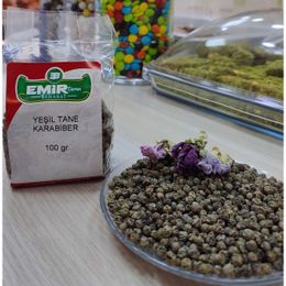 Emir Duran Baharat 100 gr Yeşil Tane Karabiber