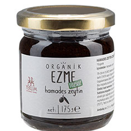 Entazem 175 gr Organik Ezme Hamades Tuzsuz Zeytin