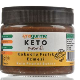 Era Gurme 260 gr Ham Kakaolu Ketojenik Yer Fıstığı Ezmesi