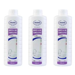 Ersağ 3x1000 ml Antibakteriyel Banyo Wc Temizleyici