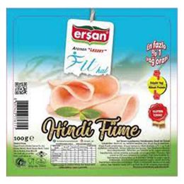 Erşan 100 gr Dilimli Hindi Füme