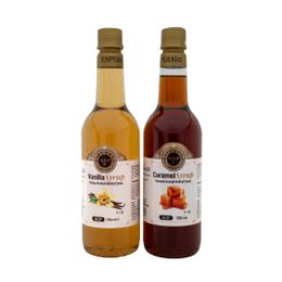 Esperado 750 ml Karamel + 750 ml Vanilya Aromalı Kahve Şurubu