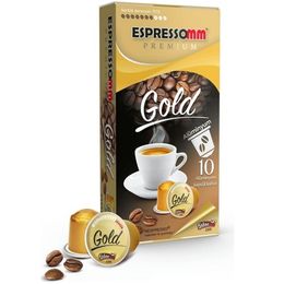 Espressomm 10 Adet Premium Gold Alüminyum Kapsül Kahve