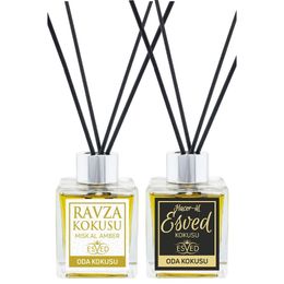 Esved 100 ml Medine Ravza Kokusu ve Hacerül Kokusu Çubuklu Oda Kokusu