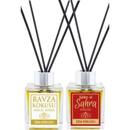 Esved 100 ml Medine Ravza Kokusu ve Kubbetüs Sahra Kokusu Çubuklu Oda Kokusu