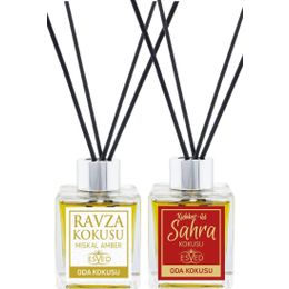 Esved 100 ml Medine Ravza Kokusu ve Kubbetüs Sahra Kokusu Çubuklu Oda Kokusu