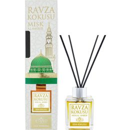 Esved 100 ml Yedek Dolum Şişesi Medine Ravza Bambu Çubuklu Oda Kokusu