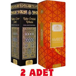 Esved 2x400 ml Kabe Örtüsü + Amber Oda Kokusu