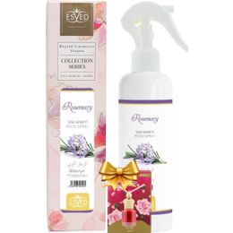 Esved Biberiye Kokusu Sprey 400 ml + 8 ml Gül Kokusu Araba Kokusu
