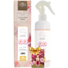 Esved Gül Terapisi Kokusu Sprey 400 ml + 8 ml Gül Terapisi Kokusu Araba Kokusu