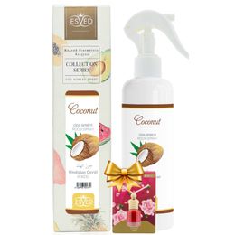 Esved Hindistan Cevizi Kokusu Sprey 400 ml + 8 ml Gül Kokusu Araba Kokusu