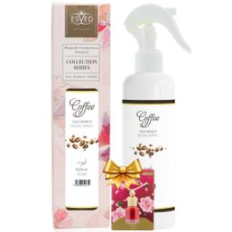 Esved Kahve Kokusu Sprey 400 ml + 8 ml Gül Kokusu Araba Kokusu