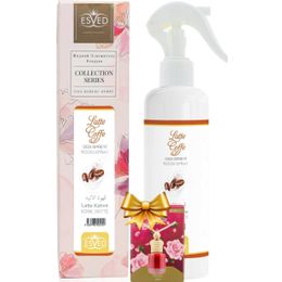 Esved Latte Kahve Kokusu Sprey 400 ml + 8 ml Gül Kokusu Araba Kokusu