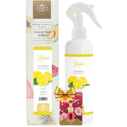 Esved Limon Kokusu Sprey 400 ml + 8 ml Gül Kokusu Araba Kokusu