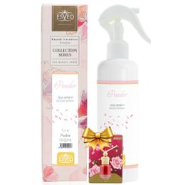 Esved Pudra Kokusu Sprey 400 ml + 8 ml Gül Kokusu Araba Kokusu