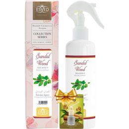 Esved Sandal Ağacı Kokusu Sprey 400 ml + 3 ml Sandal Ağacı Kokusu Parfüm Esansı