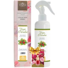 Esved Tropik Cennet Kokusu Sprey 400 ml + 8 ml Gül Araba Kokusu