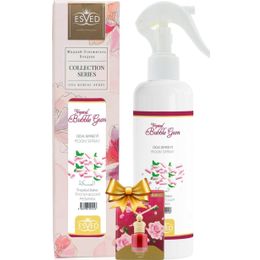 Esved Tropikal Sakız Kokusu Sprey 400 ml + 8 ml Gül Kokusu Araba Kokusu