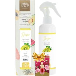 Esved Üzüm Kokusu Sprey 400 ml + 8 ml Gül Kokusu Araba Kokusu