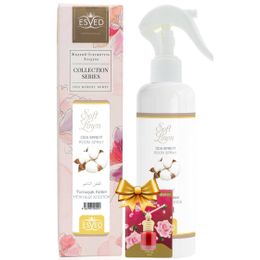 Esved Yumuşak Keten Kokusu Sprey 400 ml + 8 ml Gül Kokusu Araba Kokusu