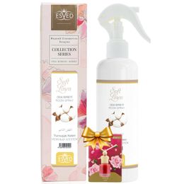 Esved Yumuşak Keten Kokusu Sprey 400 ml + 8 ml Gül Kokusu Araba Kokusu