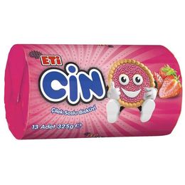 Eti 13'lü 325 gr Çilekli Bisküvi Cin