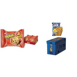 Eti 24x40 gr Topkek Meyveli Kek + 20x50 gr Crax Peynirli Çubuk Kraker