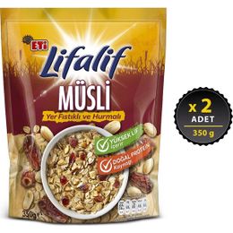 Eti 2x350 gr Lifalif Yer Fıstıklı ve Hurmalı Müsli