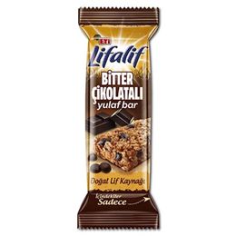 Eti 35 gr x 12 Adet Lifalif Bitter Çikolatalı Yulaf Bar