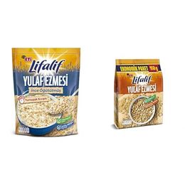 Eti 350 gr Lifalif İnce Öğütülmüş Yulaf Ezmesi + 950 gr Lifalif Yulaf Ezmesi