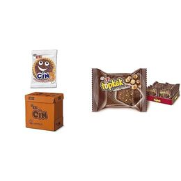 Eti 36x25 gr Cin Portakallı Bisküvi + 24x35 gr Topkek Fındıklı Kakaolu Kek