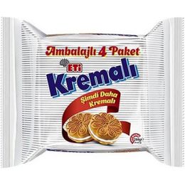 Eti 3'lü 244 gr Kremalı Bisküvi